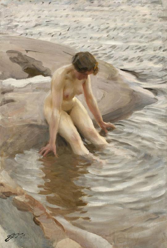 Anders Zorn Wet Norge oil painting art